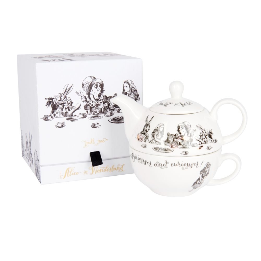 Tea for One Theepot Set, Porselein, 0.25 L - V&A | Alice in Wonderland