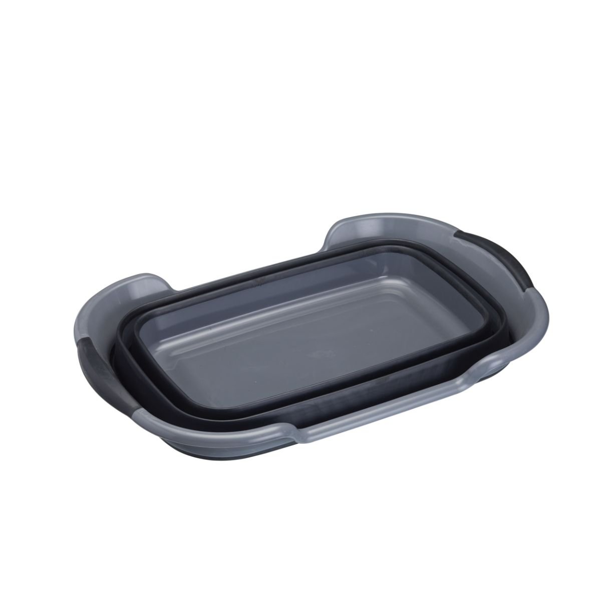 Opvouwbare Wasmand, Zwart/Grijs - MasterClass