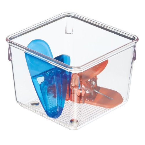 Lade Organizer, 10.2 x 10.2 x 7.6 cm, Kunststof, Transparant - iDesign | Linus