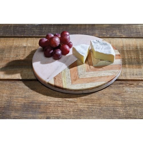 Onderzetter, Hout, Marmer, 20 cm - KitchenCraft | Serenity