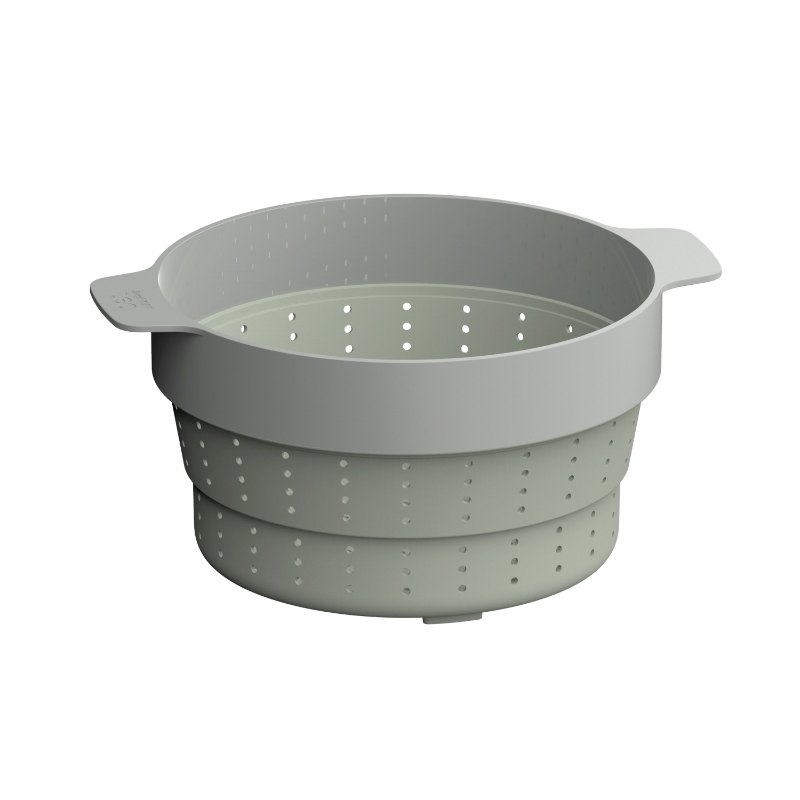Balance Stoommand/Vergiet, 24 cm, Gerecycled Kunststof, Siliconen, Sage - BergHOFF | Leo Line