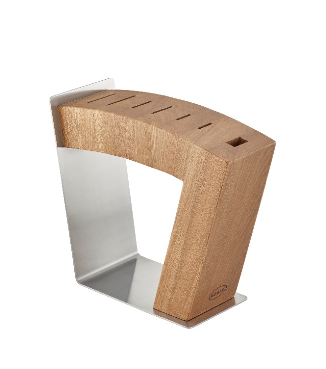 Messenblok, 7 Sleuven, Iepenhout, Edelstaal - Rösle | MoveX