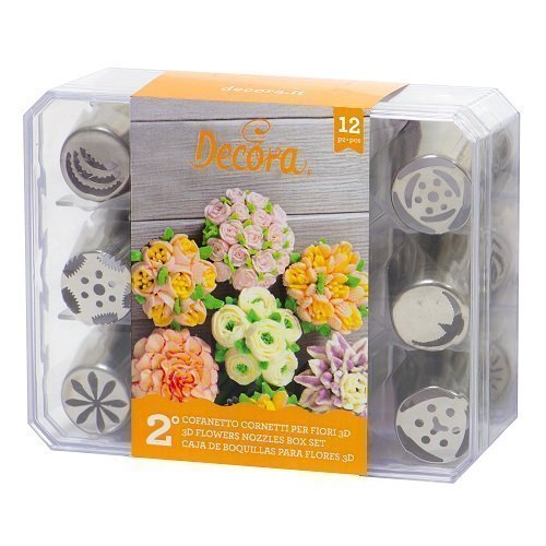 Spuitmondjes 3D - Boeket - Set 2 - Decora