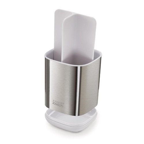 EasyStore Steel Tandenborstelorganiser - Wit - Joseph Joseph