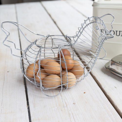 KitchenCraft Chrome Plated Storage Basket