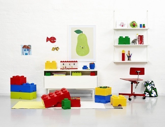 Opbergbox Brick 2, Groen - LEGO