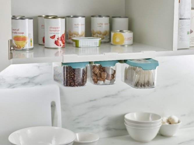 CupboardStore Voedselcontainer 900 ml Set van 3 Stuks - Blauw - Joseph Joseph