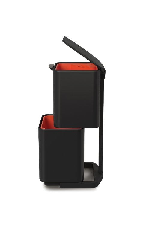 Intelligent Waste Afvalemmer Totem Max 60 liter - Zwart - Joseph Joseph