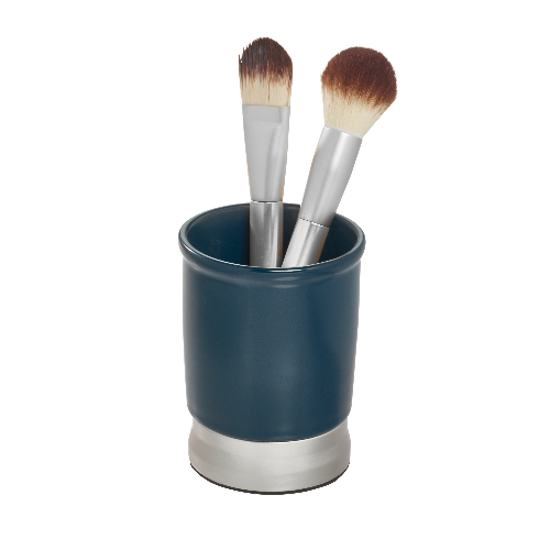 Badkamer Drinkbeker, Keramiek/Kunststof, Blauw - iDesign | Bexley