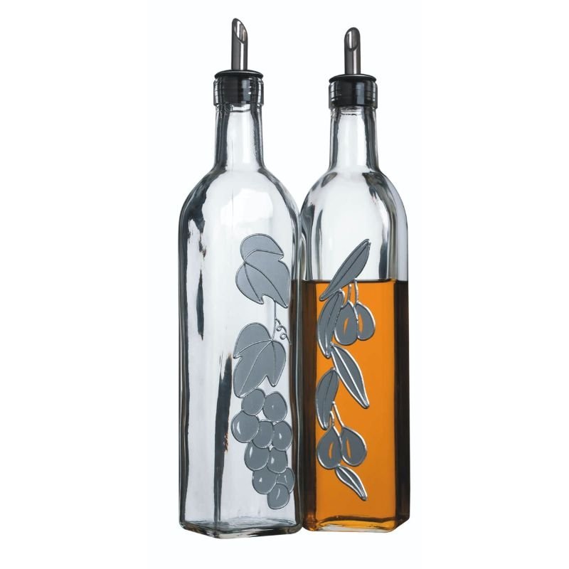 Olie -en Azijn Set, 2 Stuks, 0.5 L, Glas - KitchenCraft | World of Flavours
