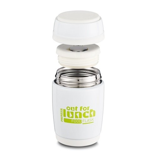 Vacuum Thermos Voedselcontainer 0,38L - Wit - Pioneer