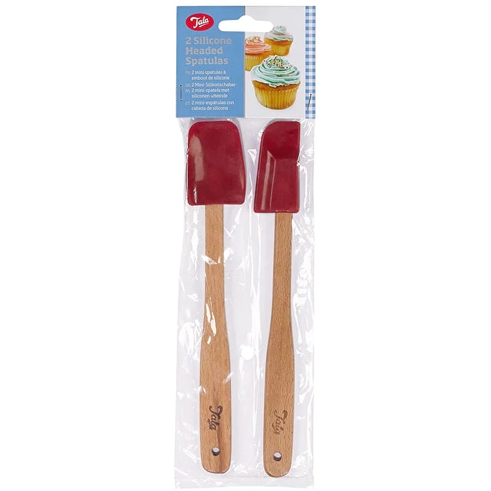 Mini Spatels, Siliconen, Set van 2 Stuks, Rood - Tala 