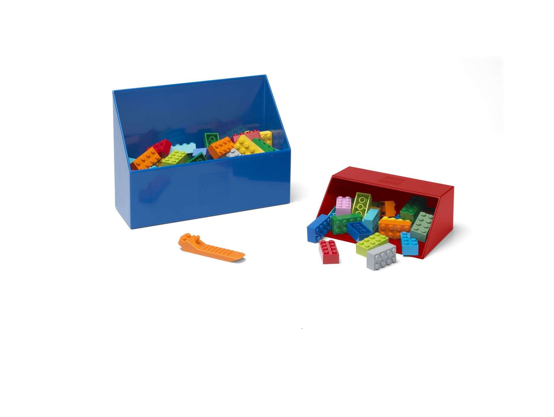 Schep voor Lego Blokken - Blauw / Rood, Set van 2 Stuks - LEGO