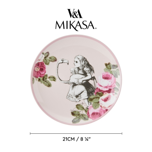 Mikasa x V&A Alice in Wonderland Fine China 21cm Side plates