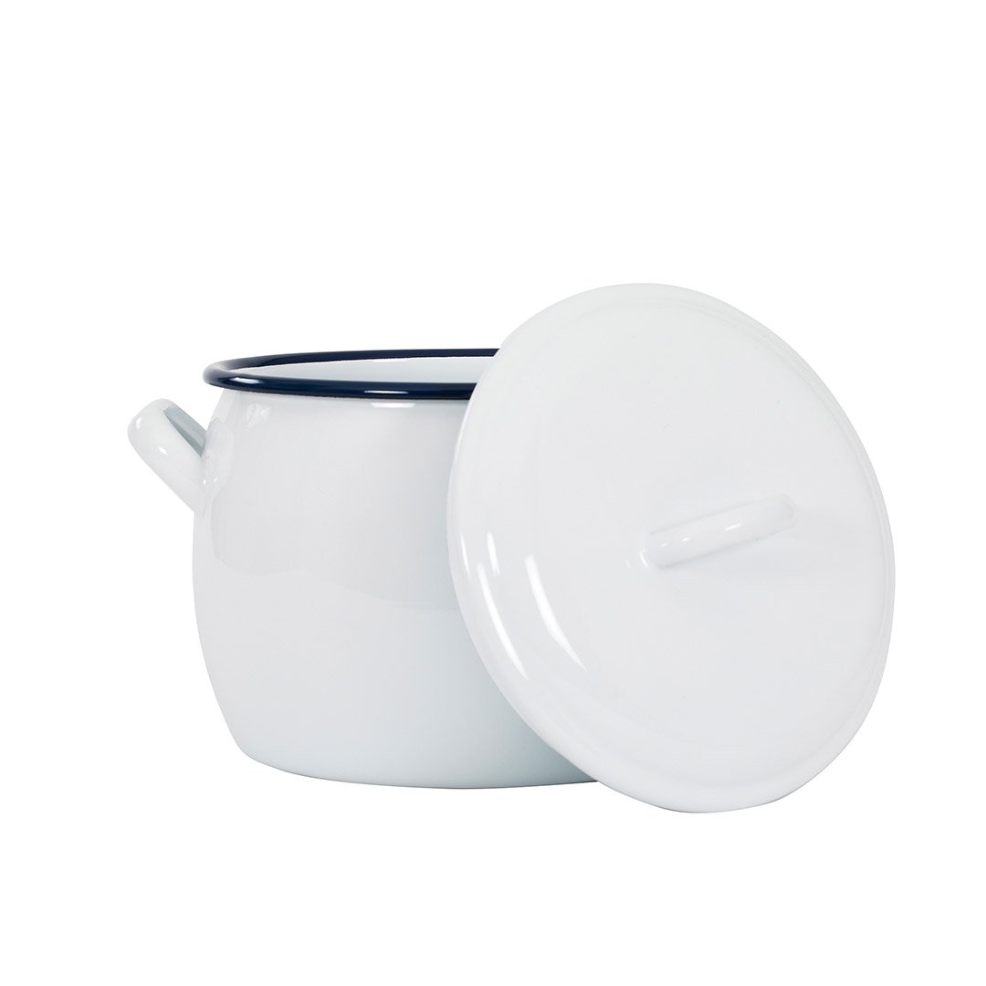 Kookpan met deksel 4 L, Wit - Kockums