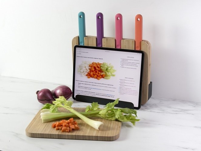 Chopping Station Messen in Houder - 30.5 cm - Block - Trebonn