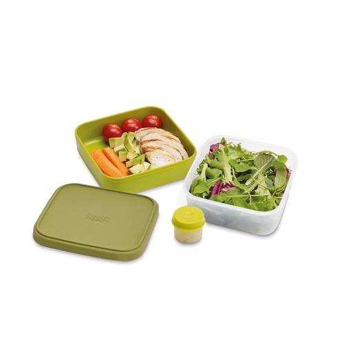 GoEat Saladebox 3 in 1 groen - Joseph Joseph