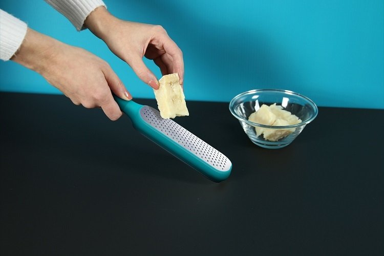 Rasp met Opvangreservoir 2 in 1 - 27.5 cm - Zest + Collect - Trebonn