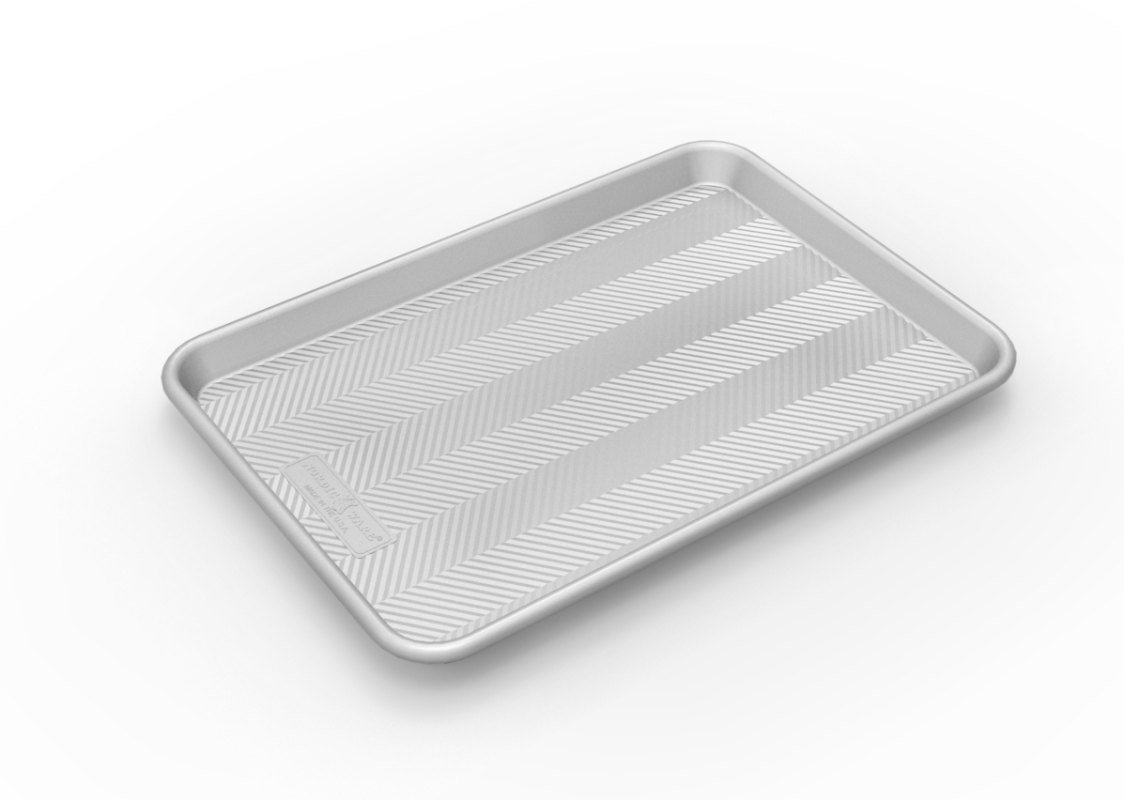 Bakplaat met Structuur, 40 x 28,7 cm, Aluminium - Nordic Ware | Naturals Prism
