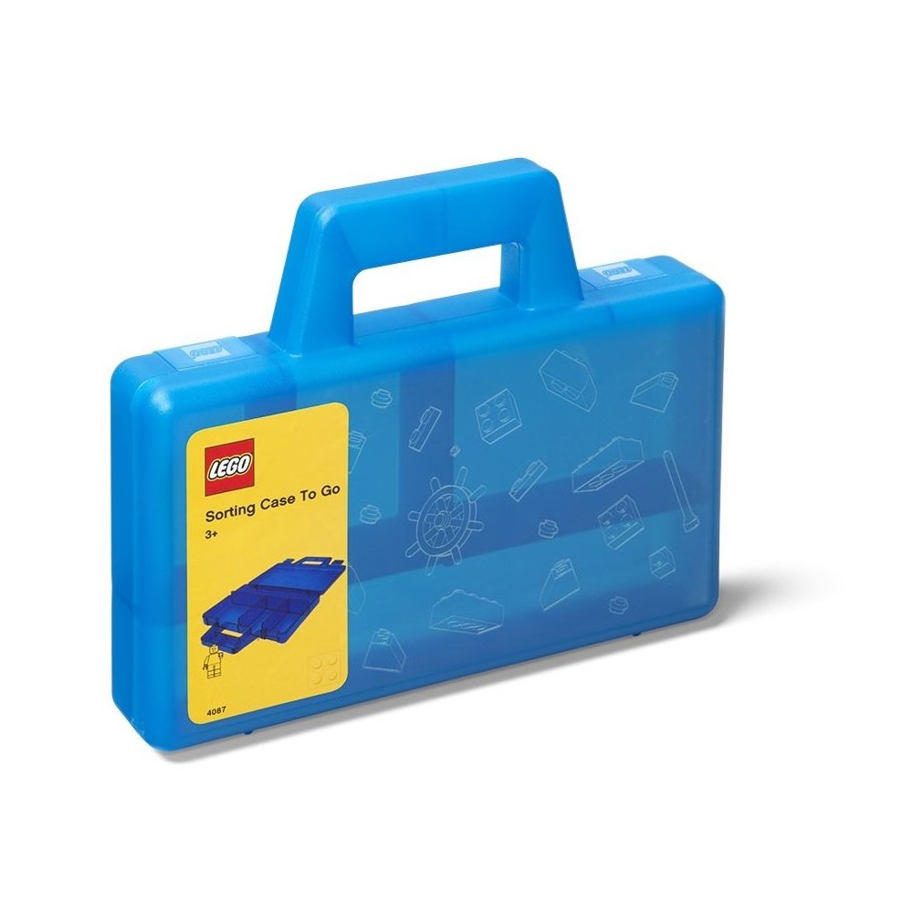 Sorteerkoffer To Go. Blauw - LEGO