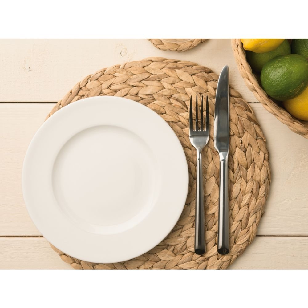 Placemats, Rond, Set van 4 Stuks, Waterhyacint - Creative Tops