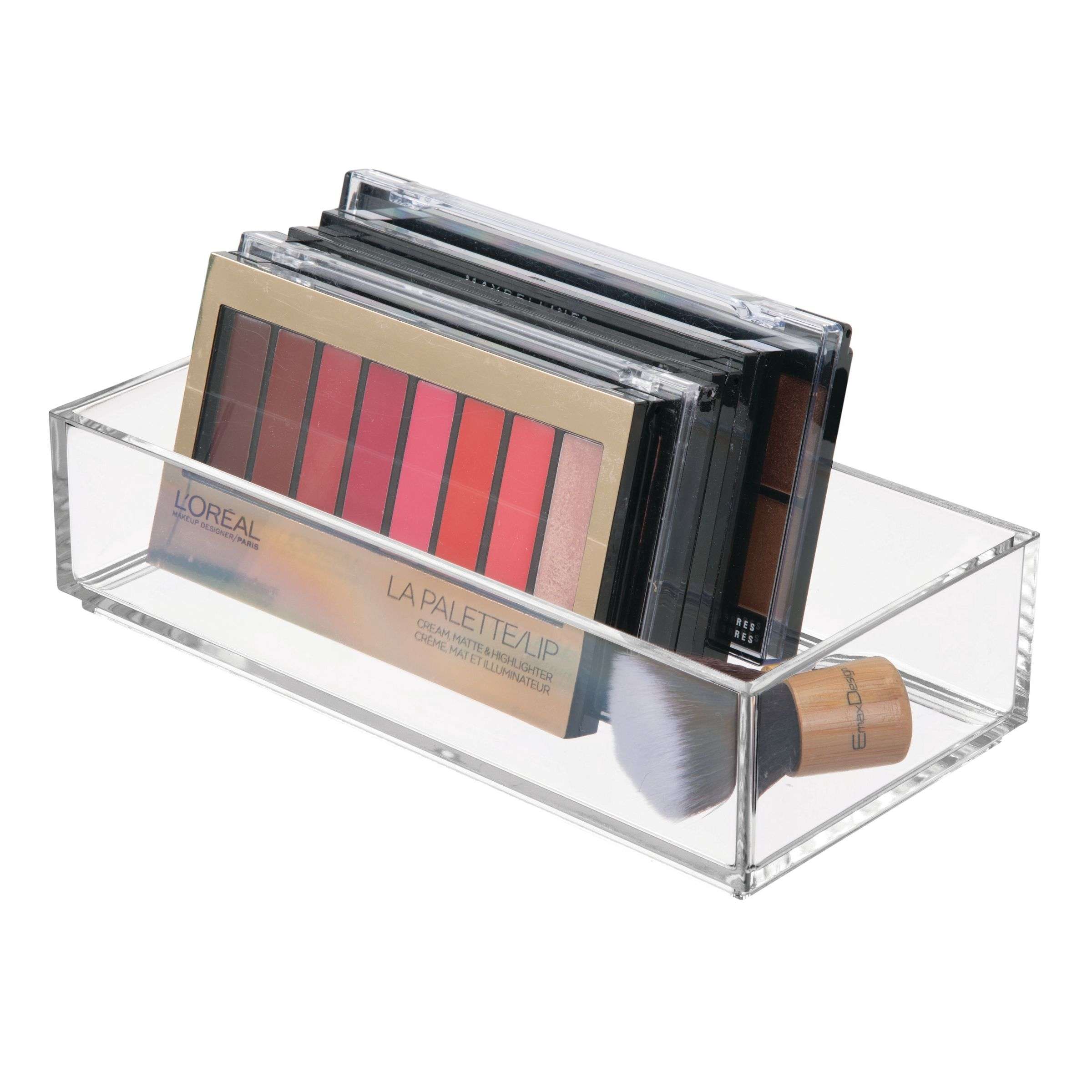 Lade Organizer, Make-up Organizer, 10.2 x 20.3 x 5.1 cm, Transparant, Kunststof - iDesign | Clarity