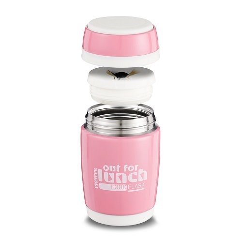 Vacuum Thermos Voedselcontainer 0,48L - Roze- Pioneer