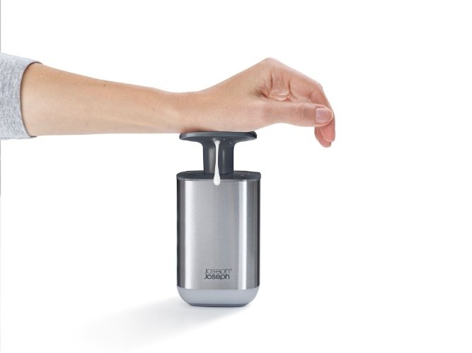 Presto Steel Zeepdispenser, Grijs - Jospeh Joseph