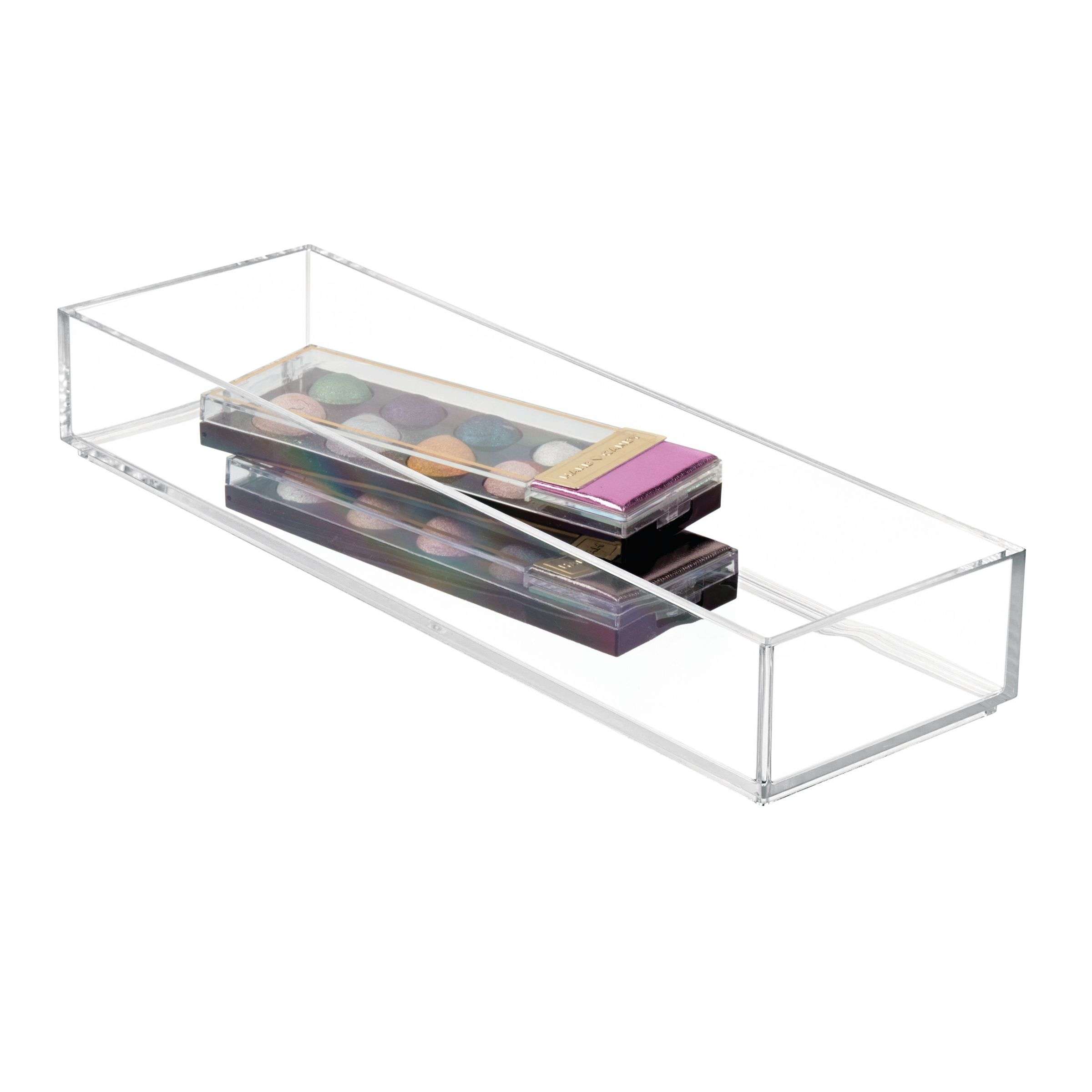Lade Organizer, Make-up Organizer, 10.2 x 30.5 x 5.1 cm, Transparant, Kunststof - iDesign | Clarity