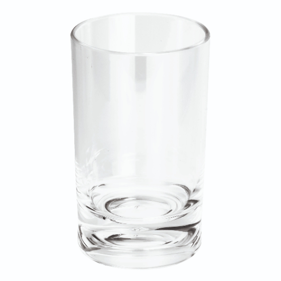 Badkamer Drinkglas, Kunststof, Transparant - iDesign | Eva