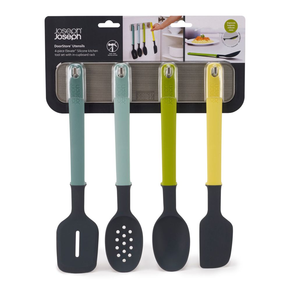 Keukenhulp, Set van 4 Stuks, Groen/Blauw - Joseph Joseph | DoorStore 