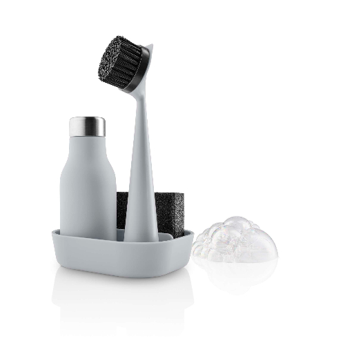 Afwasset 4-Delig, Grijs, Kunststof, Siliconen, RVS - Eva Solo