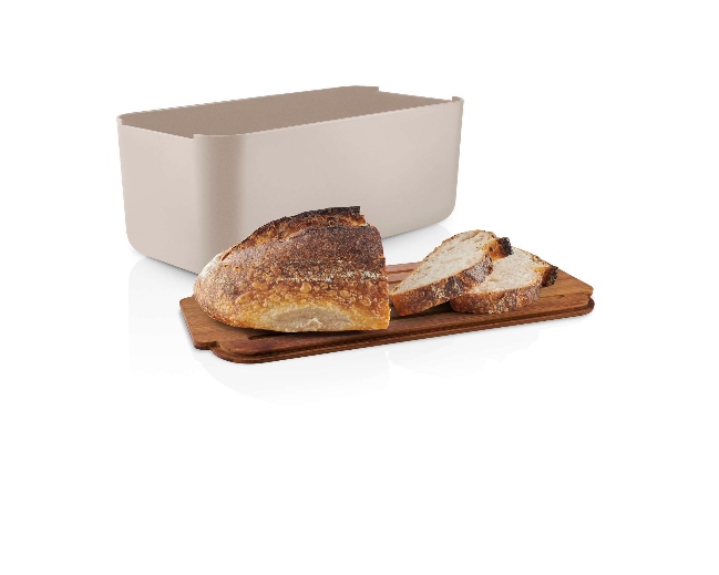 Broodtrommel met Deksel, Zandkleur, Kunststof, Bamboe, 42 x 19 x 16 cm - Eva Solo