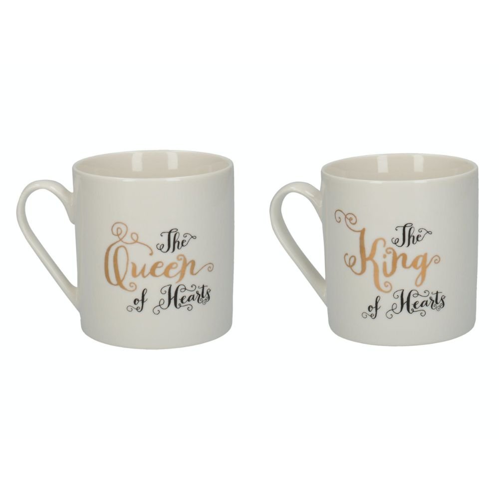 His & Hers Mokken, Set van 2 Stuks, Porselein, 0.35 L - V&A | Alice in Wonderland