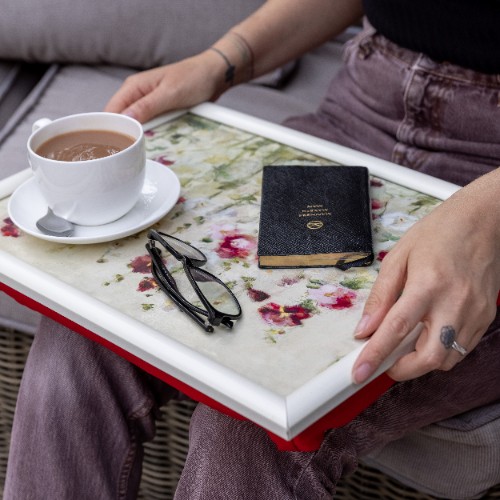 Laptray, Schoot Dienblad, Wilde Klaprozen, 44 x 34 cm - Creative Tops