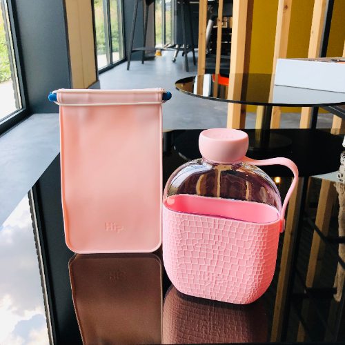 Drinkfles, 650 ml, Licht Roze - HIP