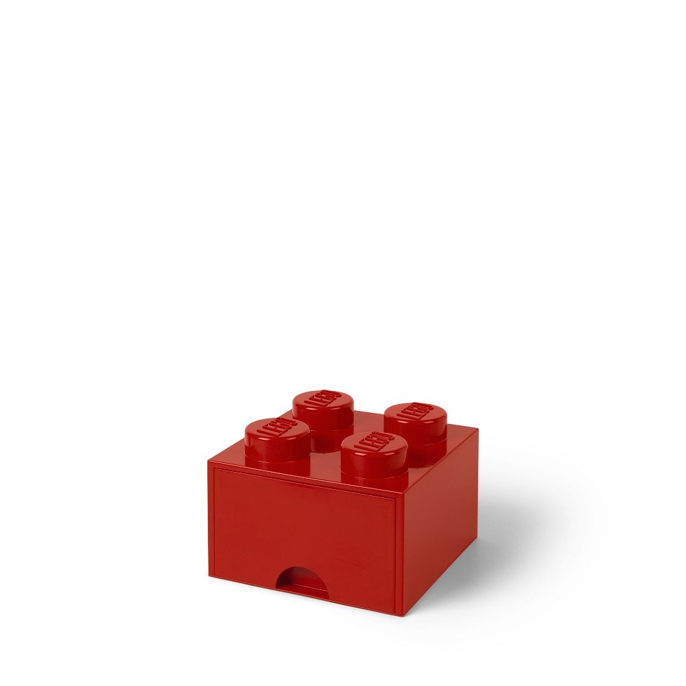Opberglade Brick 4, Rood - LEGO