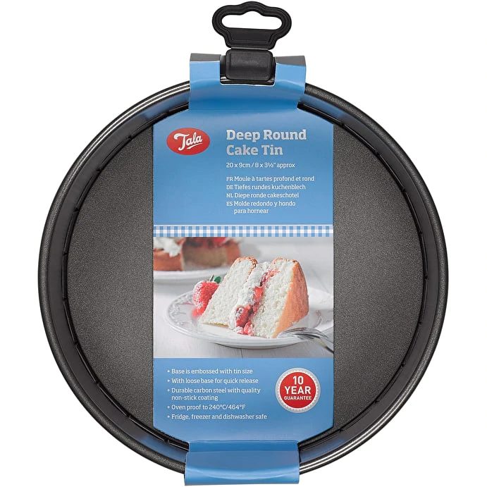 Ronde Bakvorm, Extra Diep, Losse Bodem, 20 cm, Non-Stick - Tala | Everyday