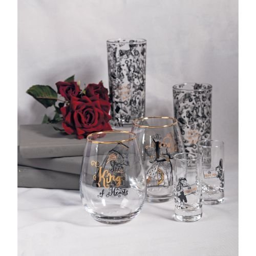 His & Hers Glazen, Set van 2 Stuks, 0.59 L - V&A | Alice in Wonderland