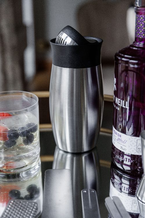 Cocktailshaker, Flip Top, 0.45 L, RVS - BarCraft