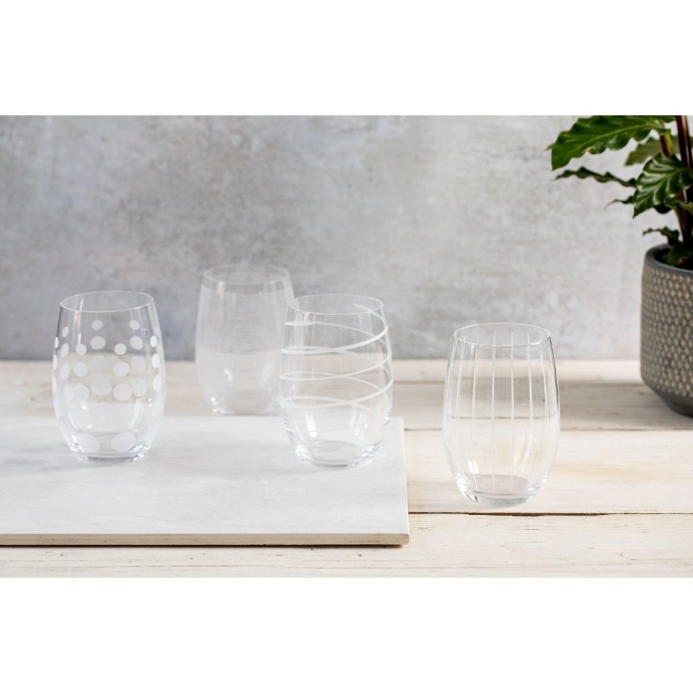 Set van 4 Wijnglazen, Stamloos, 0.48 L - Mikasa | Cheers