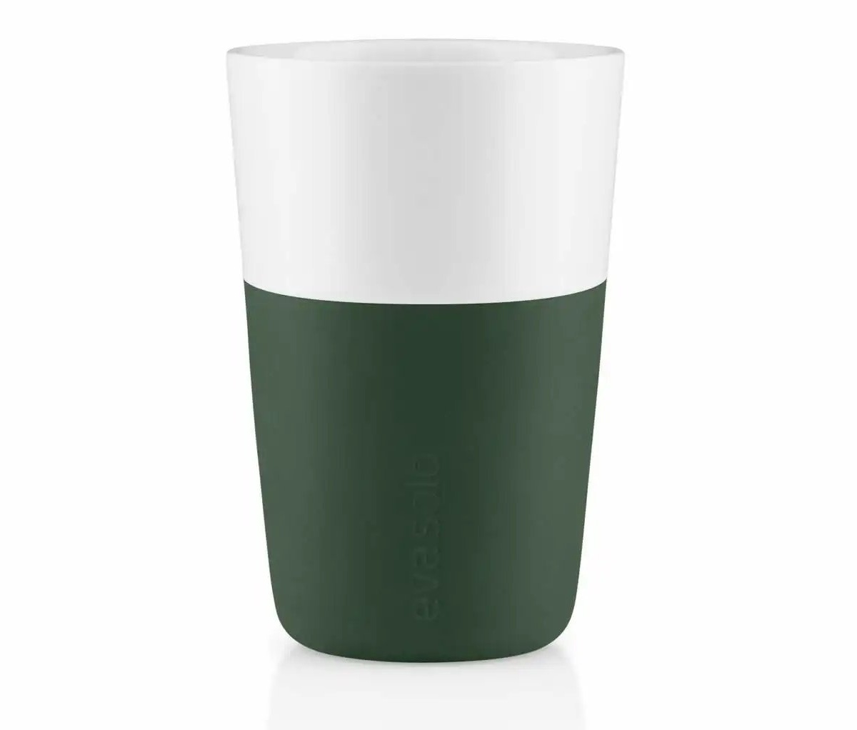 Latte Kop, Mok, Set van 2 Stuks, 360 ml, Emerald Groen - Eva Solo