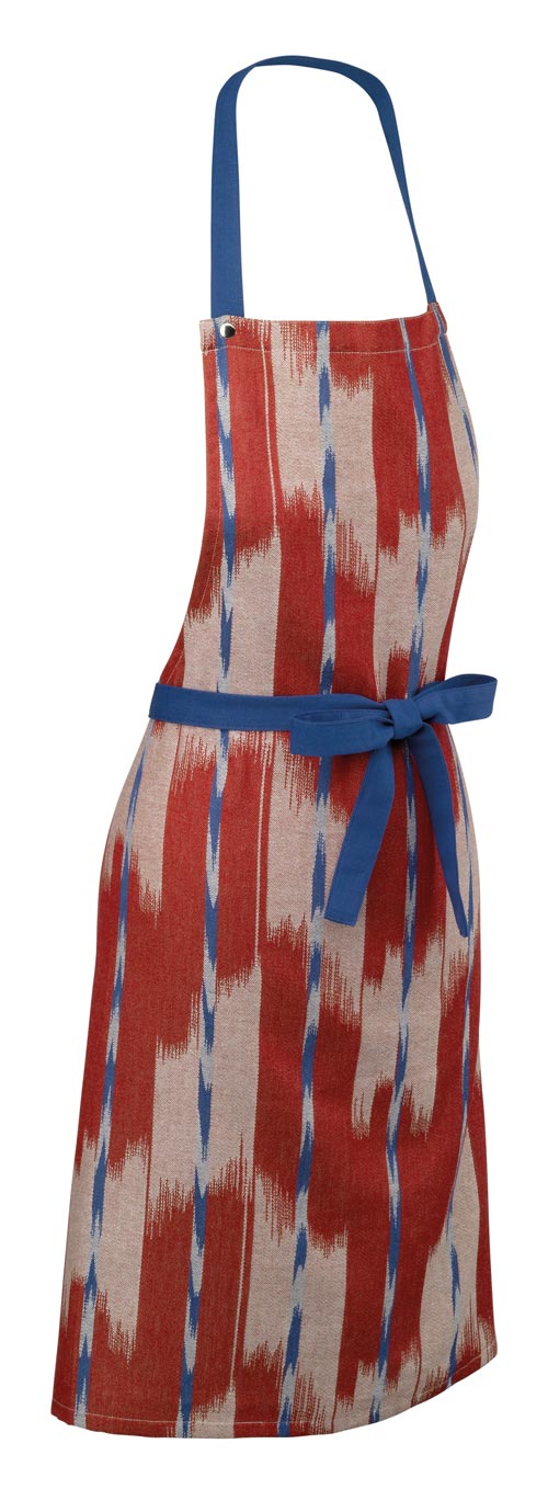 Keukenschort, Rood / Blauw - Kela | Ethno