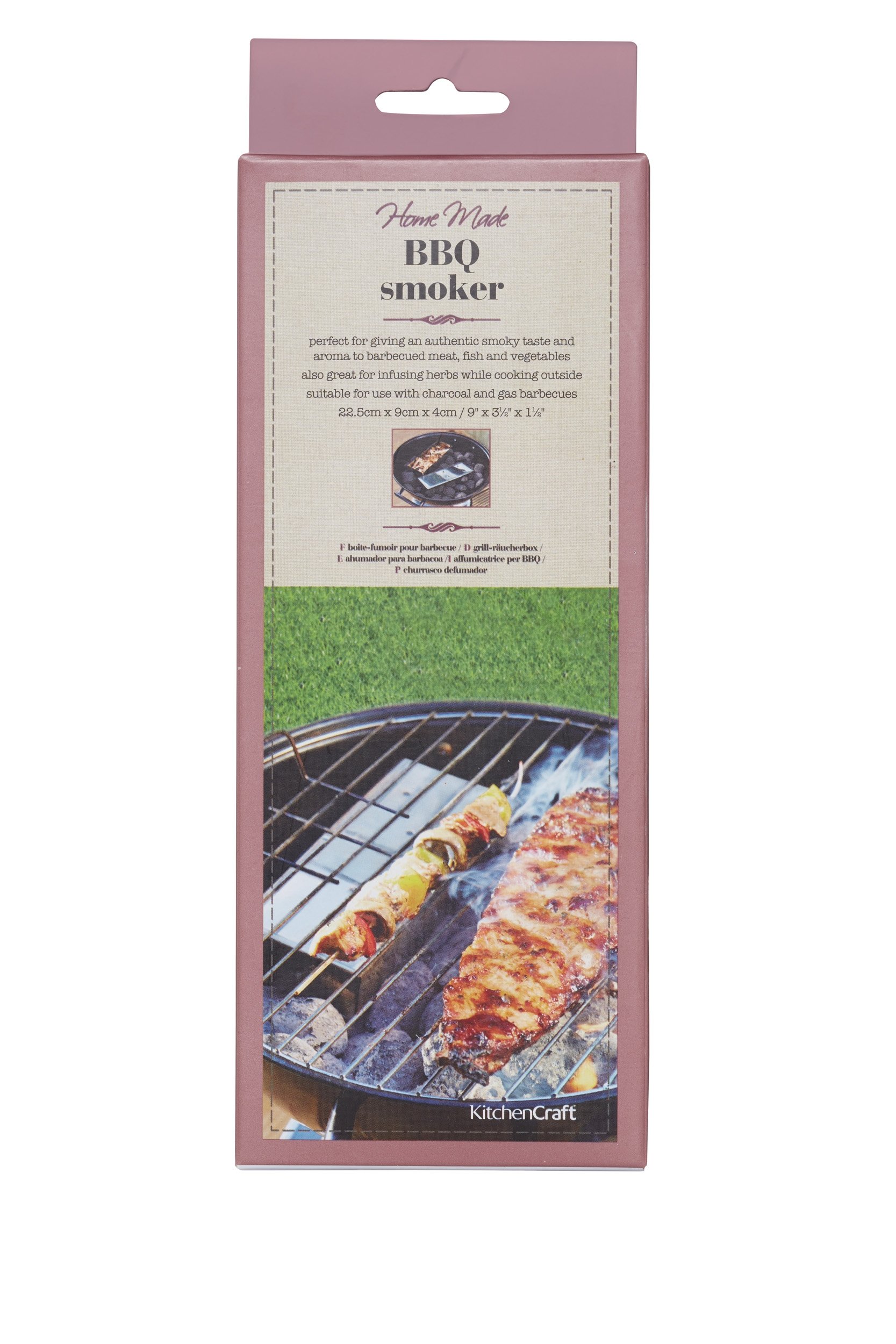 Rookdoos - RVS - 22,5 x 9cm - Home Made | Kitchen Craft