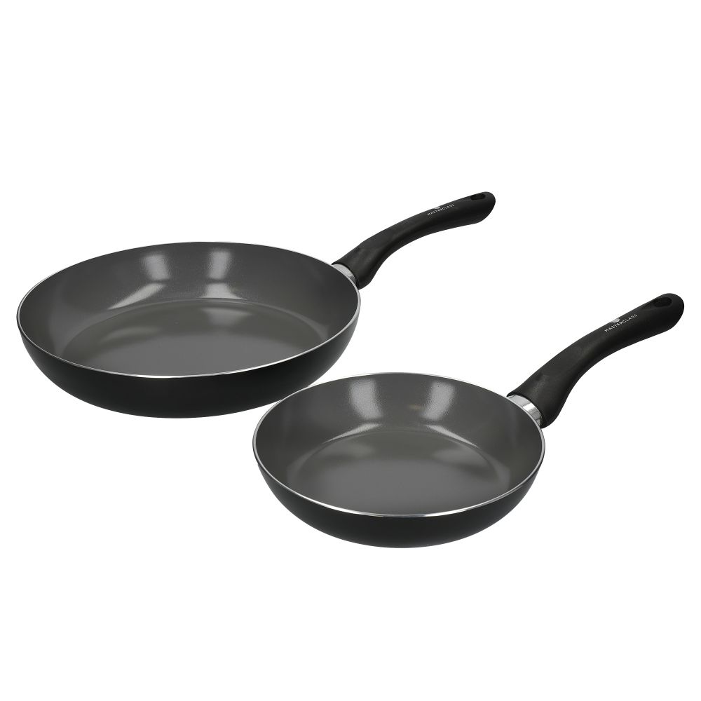 Koekenpannen Set, 20 en 28 cm, Gerecycled, Non-Stick - MasterClass | Can-to-Pan