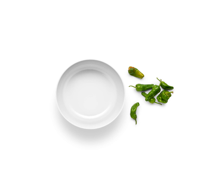 Schaal, 3.75 L, Porselein, Wit, 24 cm - Eva Trio | Legio Nova