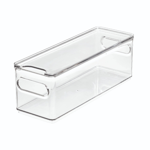 Koelkast Organizer met Deksel, 30.5 x 10.5 x 10.7 cm, Kunststof - iDesign | The Home Edit
