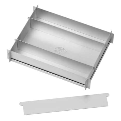 Battenberg Bakvorm, Geanodiseerd, Zilver - Tala