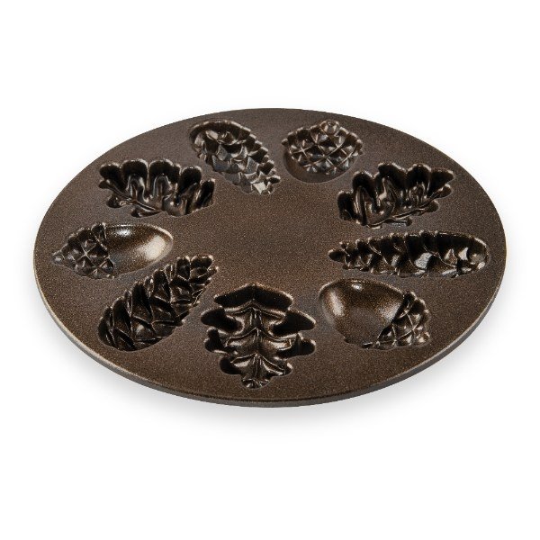Bakvorm "Woodland Cakelet Pan" - Nordic Ware |Fall Harvest Bronze