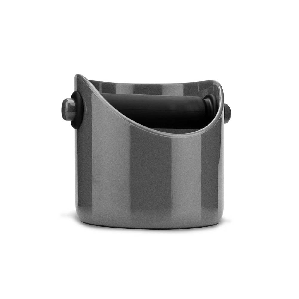 Uitklopbak Grindenstein, 11 cm, Zilver - Kunststof & Rubber - Espresso | Dreamfarm